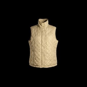 Peter Millar Women's L Wind Element‎ Puffer Insulated Vest Zip Pockets Snaps EUC